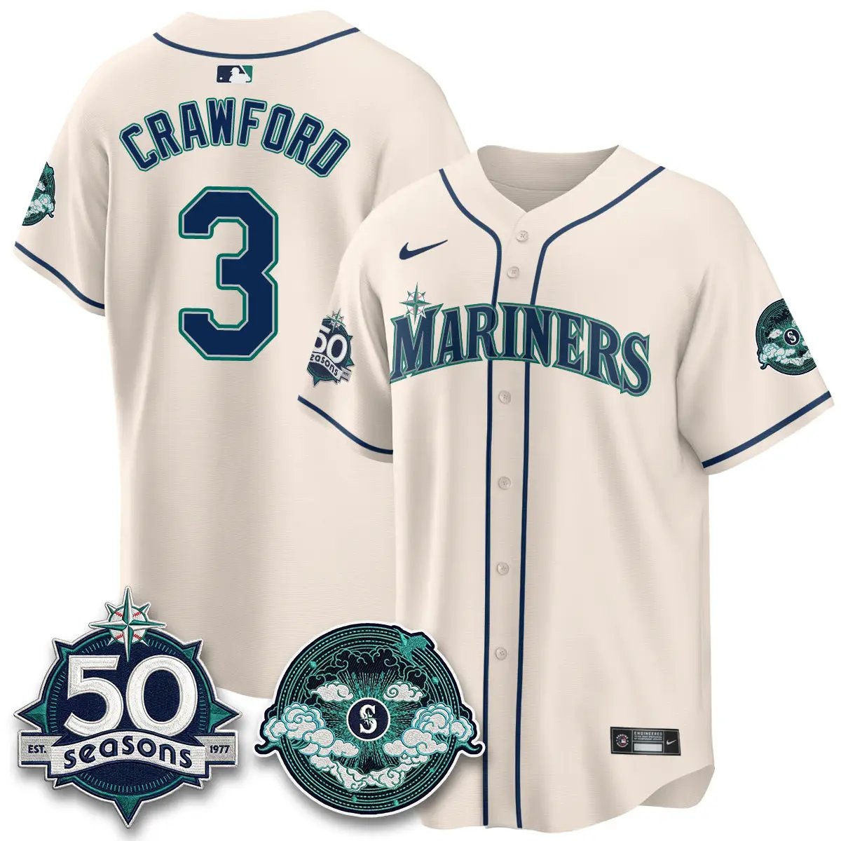 SEA x FW Night Limited Jersey - All Stitched by Seattle Mariners