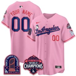 LAD x Hello Kitty Night 2026 Vapor Custom Jersey - All Stitched - V2 by Los Angeles Dodgers