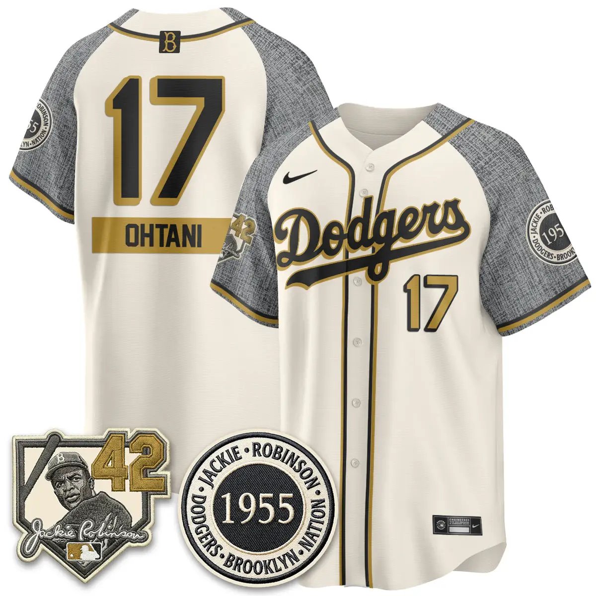 LAD 2026 New Era Jackie Robinson Vapor Limited Jersey - All Stitched by Los Angeles Dodgers