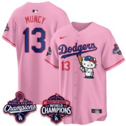 LAD x Hello Kitty Night 2026 Vapor Jersey - All Stitched by Los Angeles Dodgers