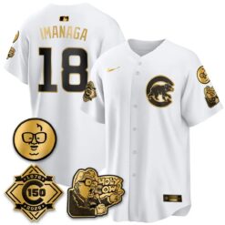 CHC 150th Anniversary Harry Caray Holy Cow Vapor Premier Limited Jersey - All Stitched V3 by Chicago Cubs