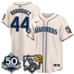 SEA 2026 Jackie Robinson New Era Vapor Limited Jersey - All Stitched by Seattle Mariners