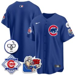 Chicago Cubs 150th Anniversary Harry Caray Holy Cow Vapor Premier Limited Jersey - All Stitched V2 by Chicago Cubs