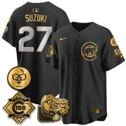 CHC 150th Anniversary Harry Caray Holy Cow Vapor Premier Limited Jersey - All Stitched V3 by Chicago Cubs