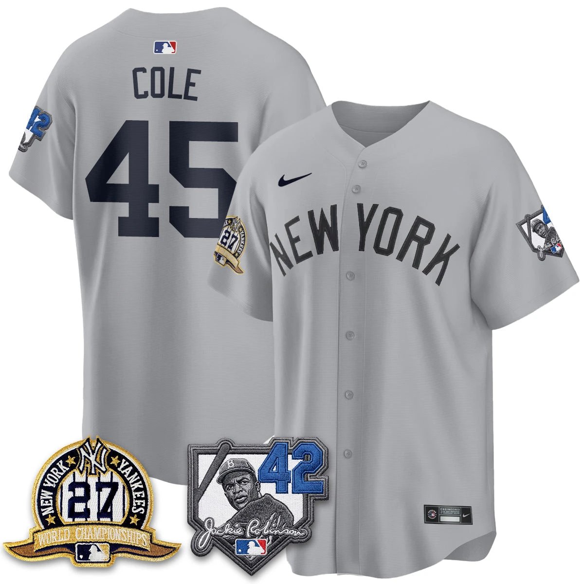 New York Yankees 2026 Jackie Robinson Day Vapor Limited Jersey - All Stitched by New York Yankees