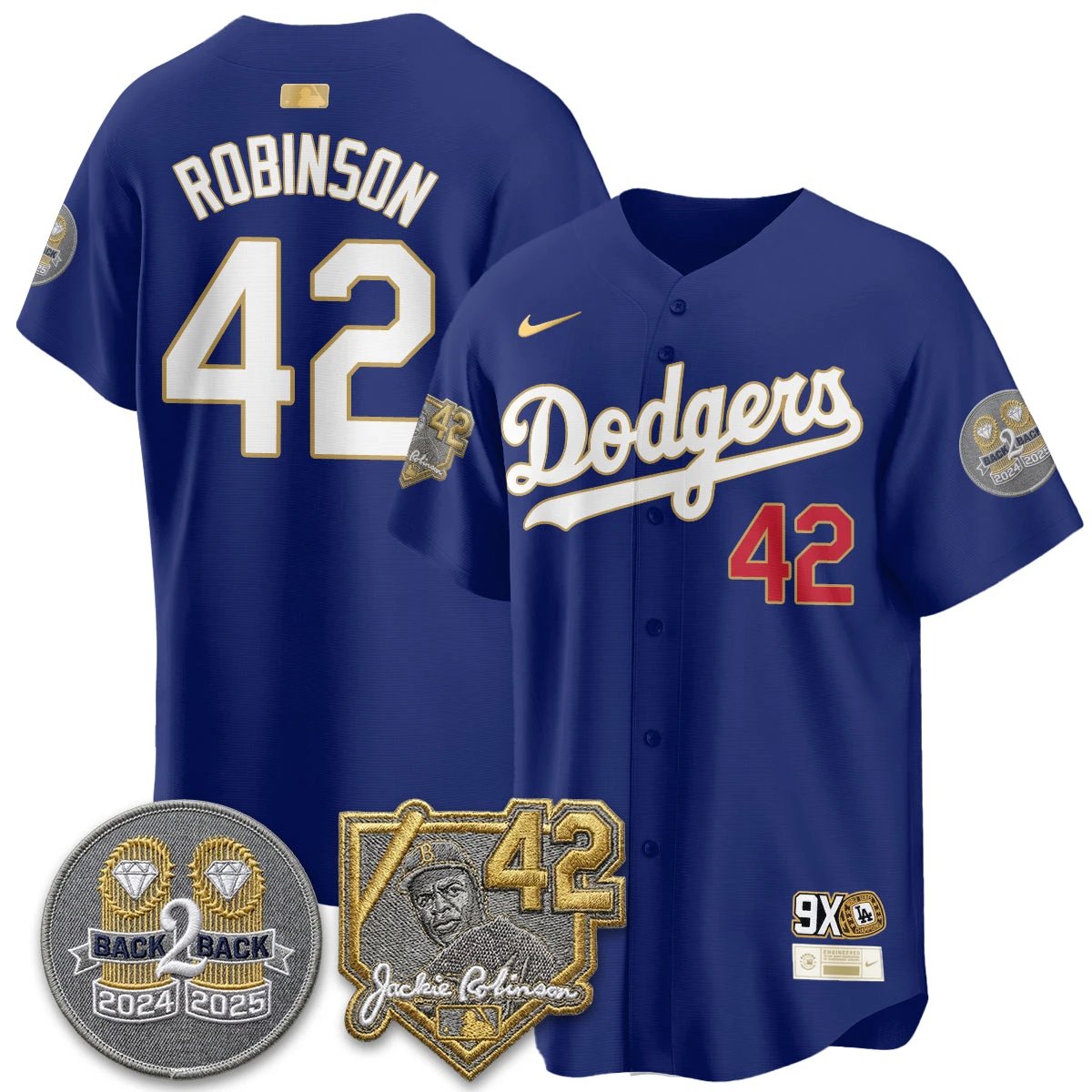 Los Angeles Dodgers - 2026 Jackie Robinson Day Vapor Limited Jersey - All Stitched by Los Angeles Dodgers