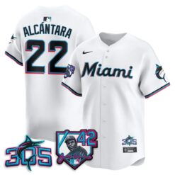 MIA 2026 Jackie Robinson New Era Vapor Limited Jersey - All Stitched by Miami Marlins