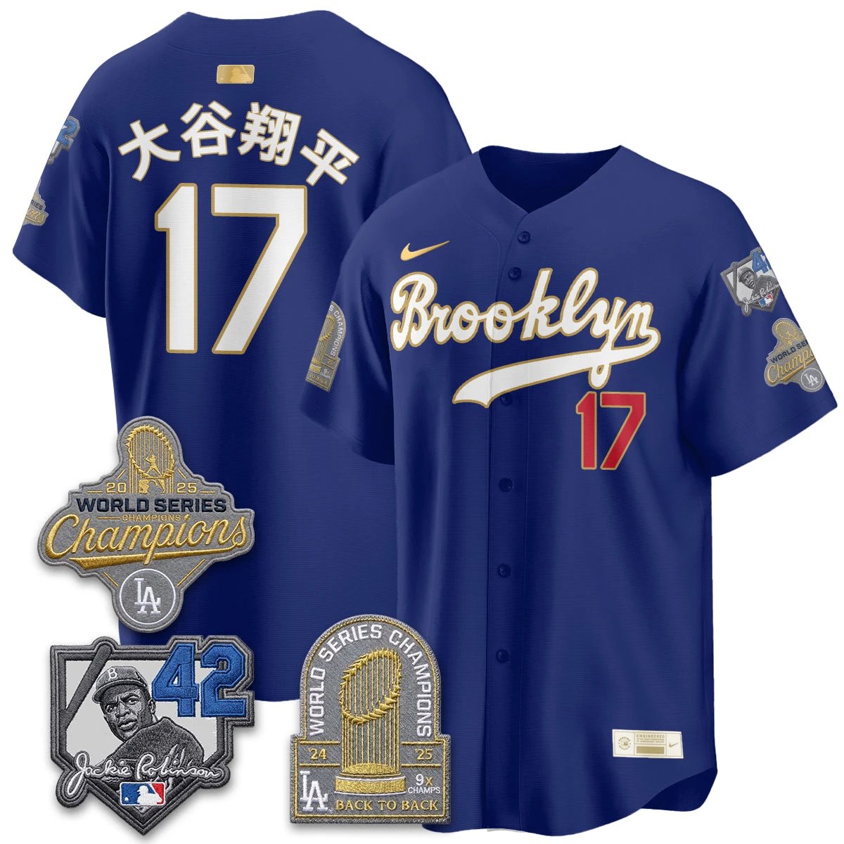 LAD 2026 Brooklyn Jackie Robinson Limited Jersey - All Stitched by Los Angeles Dodgers