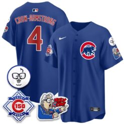 Chicago Cubs 150th Anniversary Harry Caray Holy Cow Vapor Premier Limited Jersey - All Stitched V2 by Chicago Cubs