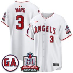 LAA 60th Anniversary Vapor Jersey - All Stitched V3 by Los Angeles Angels