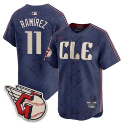 CLE 2026 Black Out Style Limited Vapor Jersey - All Stitched by Cleveland Guardians