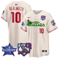 Philadelphia Phillies Phanatic 2026 New Era & 250th USA Vapor Limited Jersey - All Star Game - All Stitched by Philadelphia Phillies