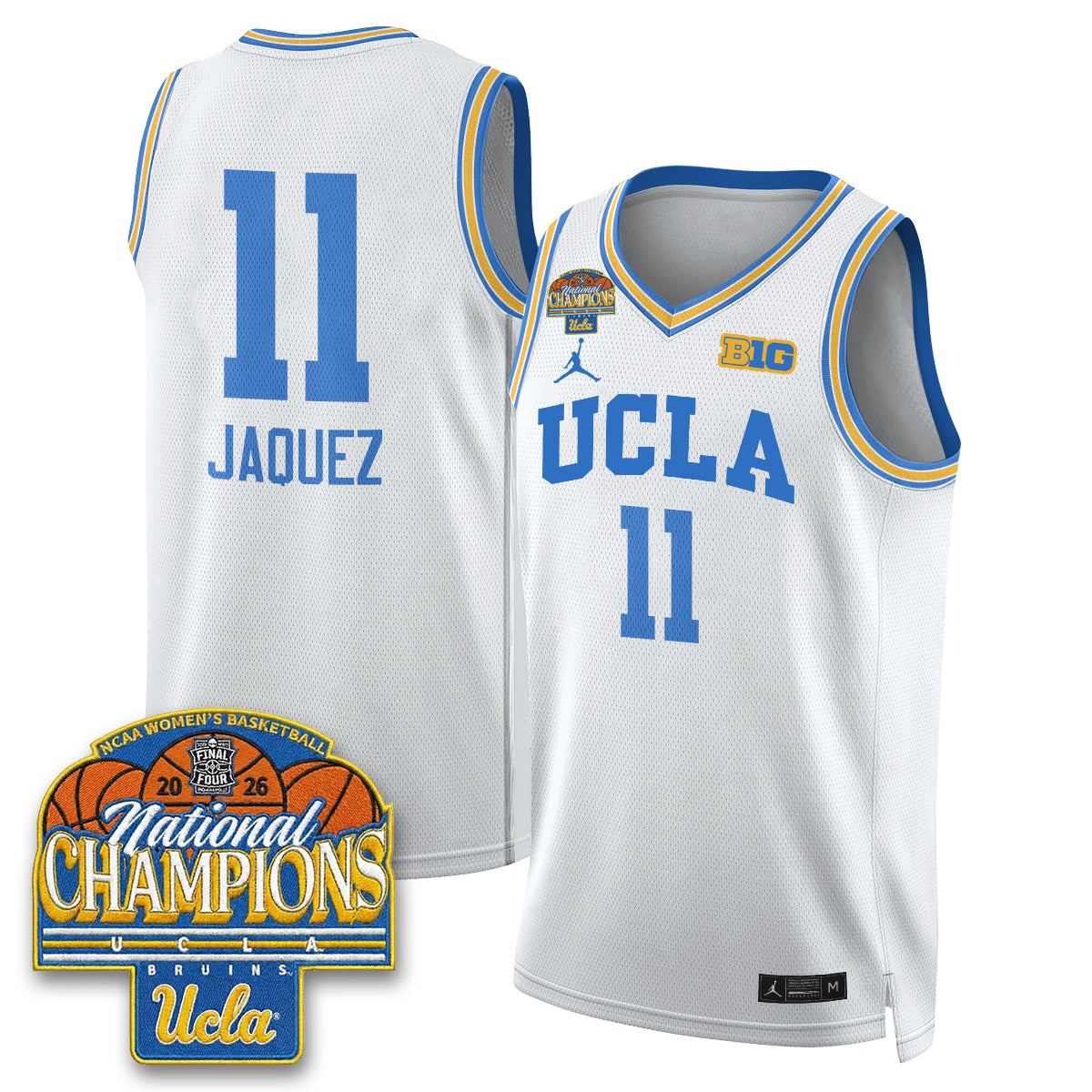 UCLA Women's Basketball National Champion 2026 Limited Jersey - All Stitched by UCLA