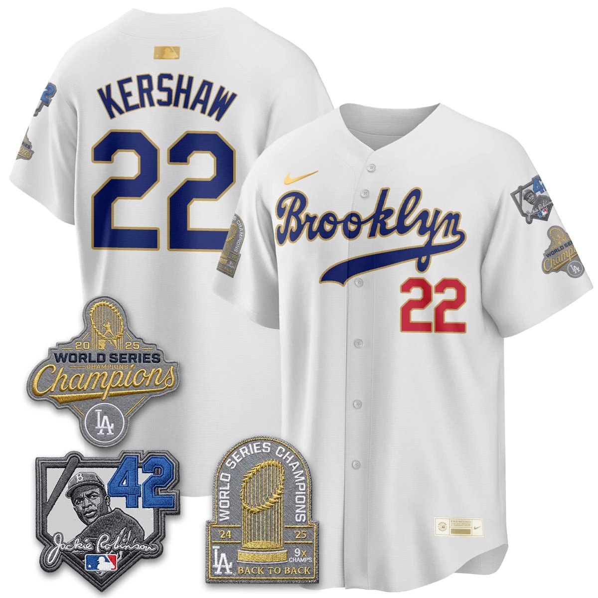 LAD 2026 Brooklyn Jackie Robinson Limited Jersey - All Stitched by Los Angeles Dodgers