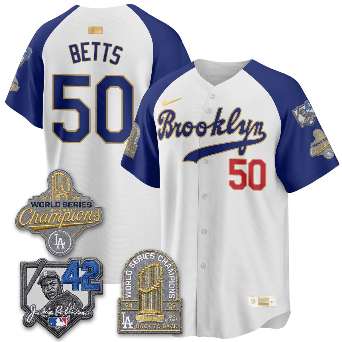 LAD 2026 Brooklyn Jackie Robinson Limited Jersey - All Stitched by Los Angeles Dodgers