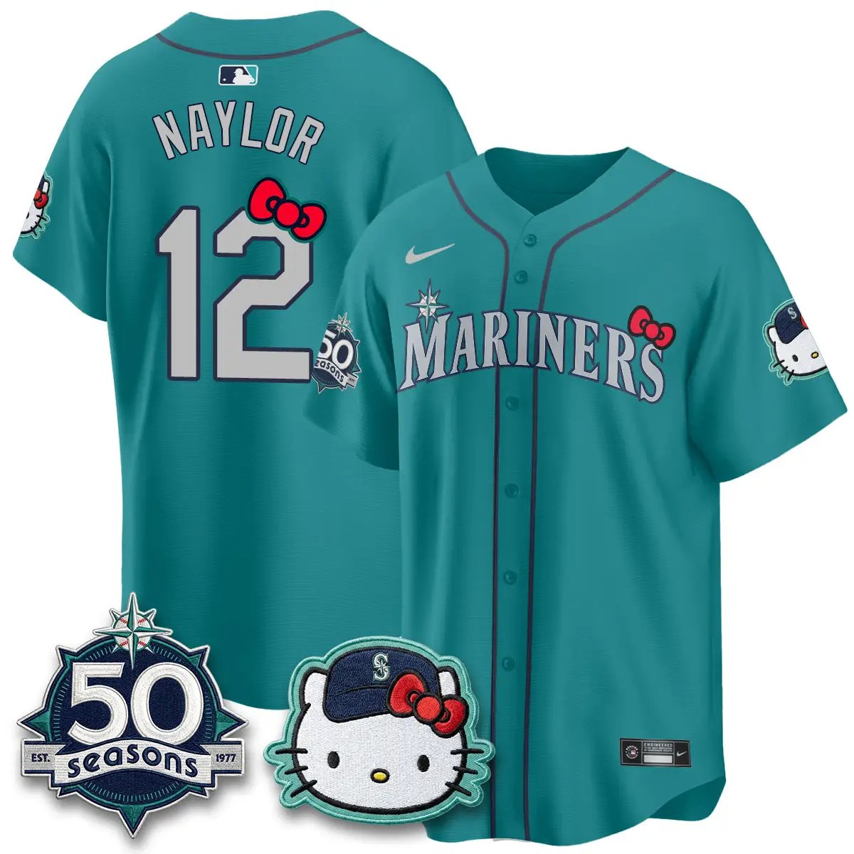 SEA x Meow KT Night Limited Jersey - All Stitched by Seattle Mariners