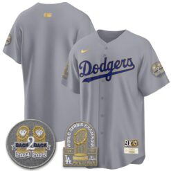 LAD Vapor Limited Jersey - Back to Back Champion - All Stitched by Los Angeles Dodgers