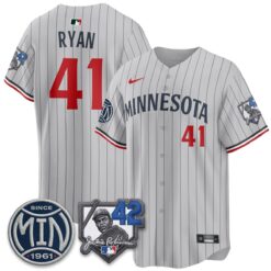Minnesota Twins 2026 Jackie Robinson Day Vapor Limited Jersey - All Stitched by Minnesota Twins