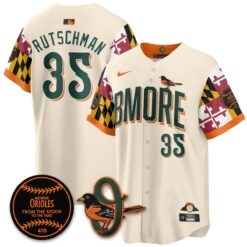 BAL x Maryland State Flag 2026 Vapor Jersey - All Stitched by Baltimore Orioles