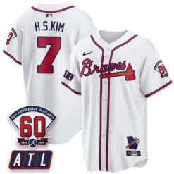 ATL 2026 60th Anniversary Vapor City Connect Limited Jersey - All Stitched by Atlanta Braves