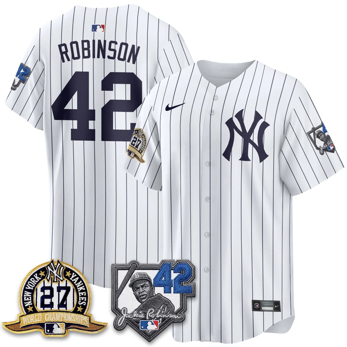 New York Yankees 2026 Jackie Robinson Day Vapor Limited Jersey - All Stitched by New York Yankees