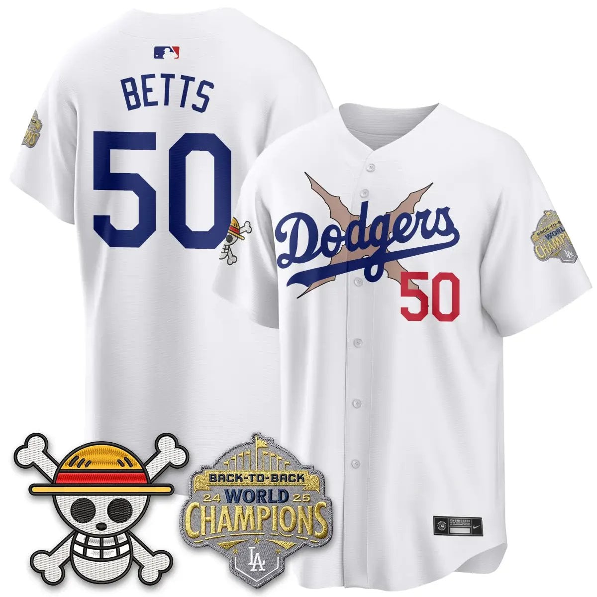 LAD x OP Vapor Jersey -All Stitched V2 by Los Angeles Dodgers