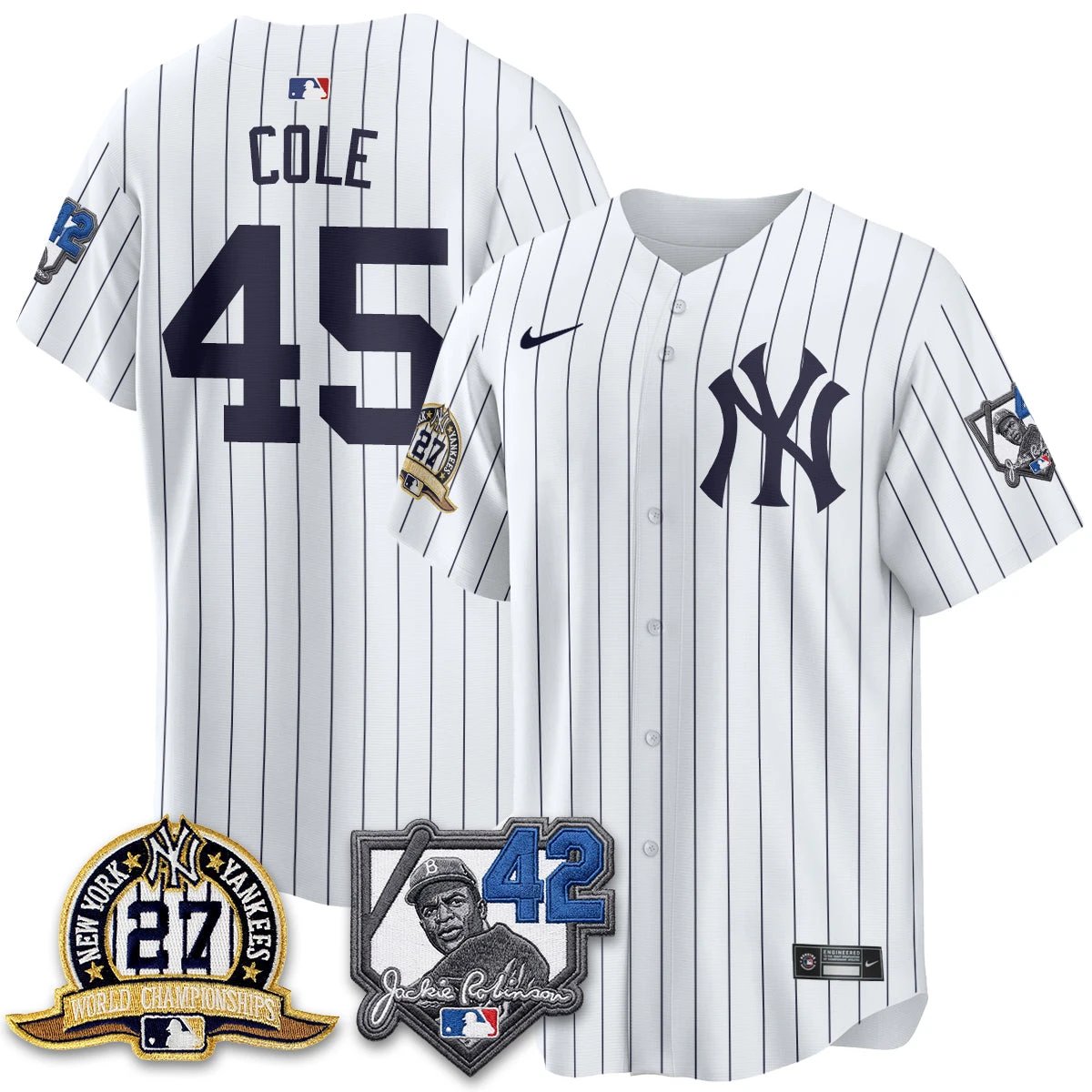 New York Yankees 2026 Jackie Robinson Day Vapor Limited Jersey - All Stitched by New York Yankees