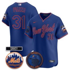 New York Mets 2026 Davey Johnson In Memoriam Vapor Limited Jersey - All Stitched by New York Mets