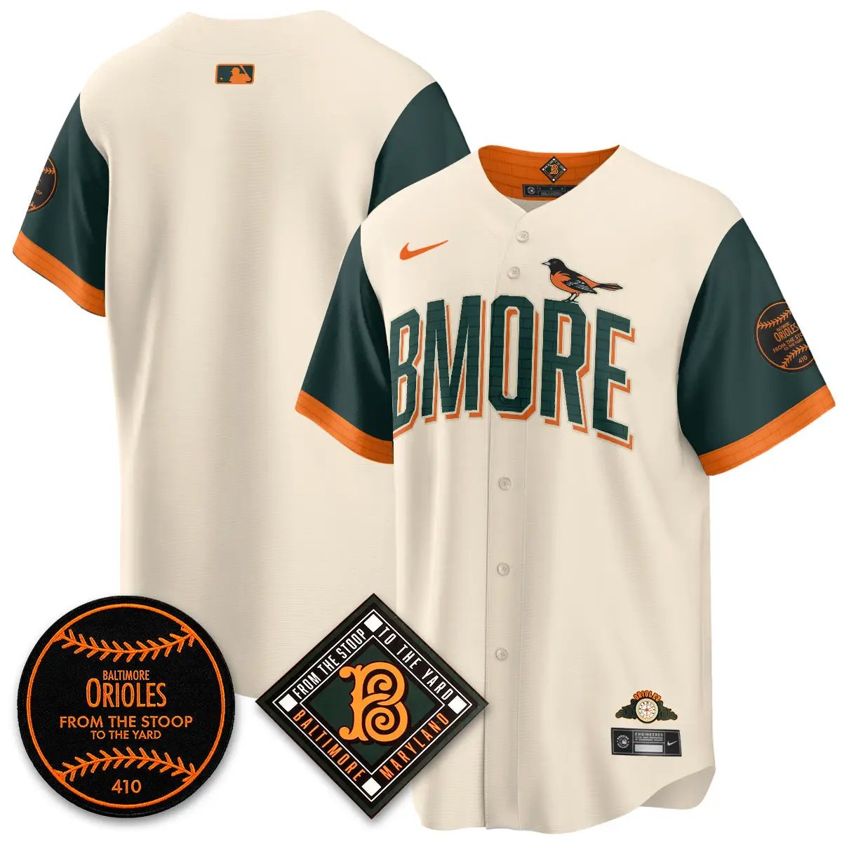 BAL 2026 City Connect Vapor Jersey - All Stitched by Baltimore Orioles