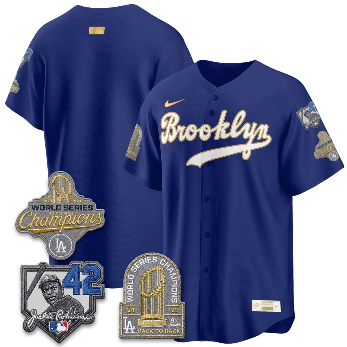 LAD 2026 Brooklyn Jackie Robinson Limited Jersey - All Stitched by Los Angeles Dodgers