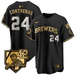 MIL 2026 New Era Vapor Limited Jersey - All Stitched by Milwaukee Brewers
