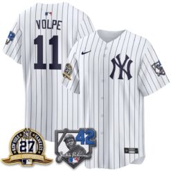 New York Yankees 2026 Jackie Robinson Day Vapor Limited Jersey - All Stitched by New York Yankees