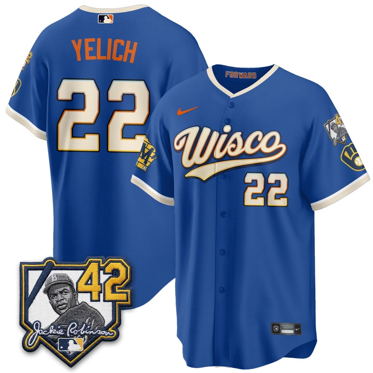MIL 2026 New Era Vapor Limited Jersey - All Stitched by Milwaukee Brewers