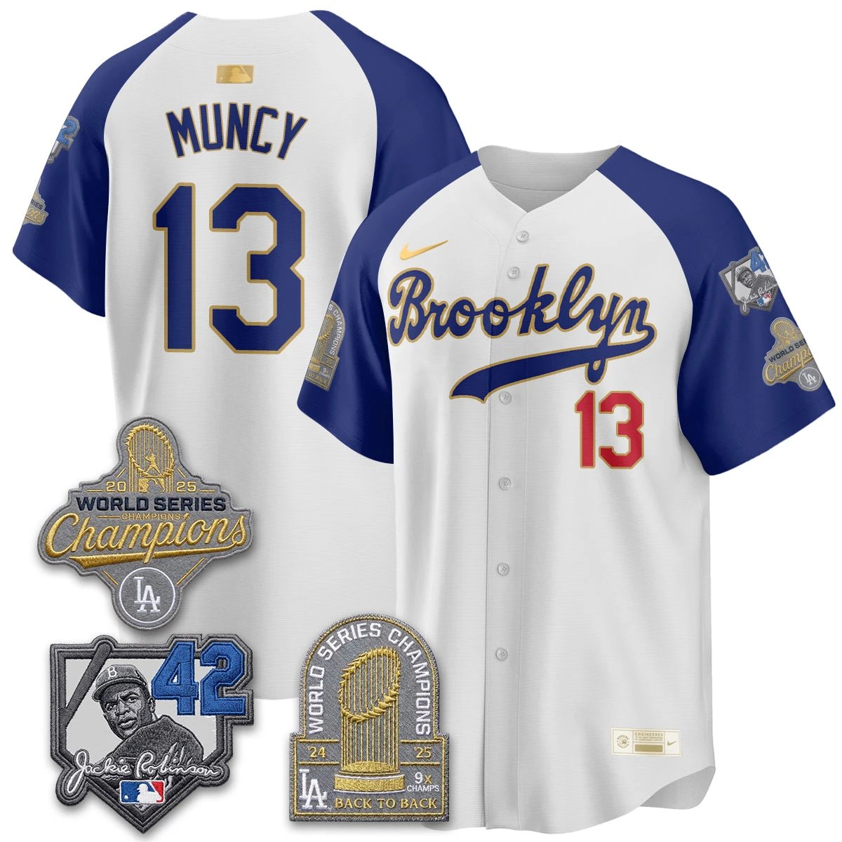 LAD 2026 Brooklyn Jackie Robinson Limited Jersey - All Stitched by Los Angeles Dodgers