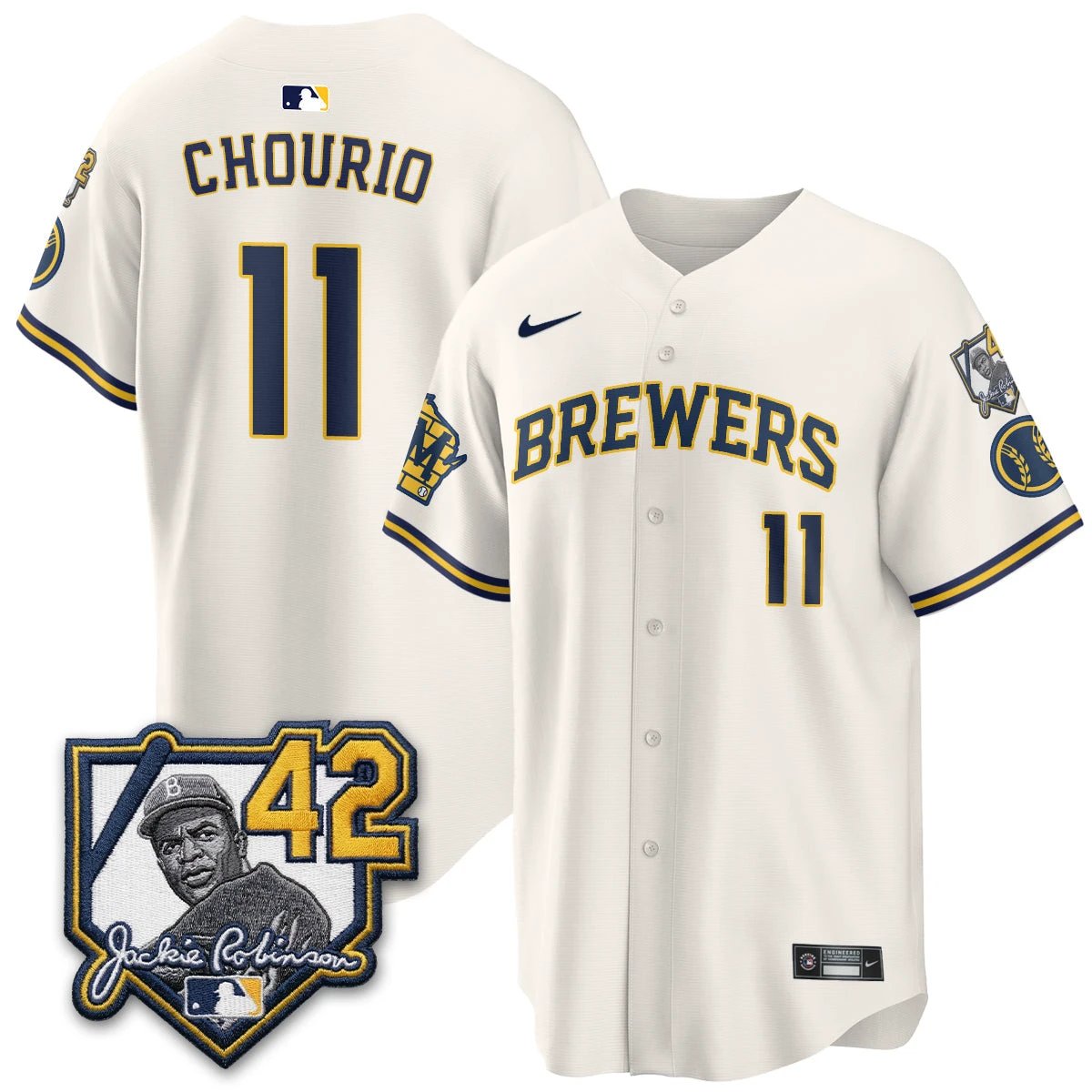 MIL 2026 New Era Vapor Limited Jersey - All Stitched by Milwaukee Brewers