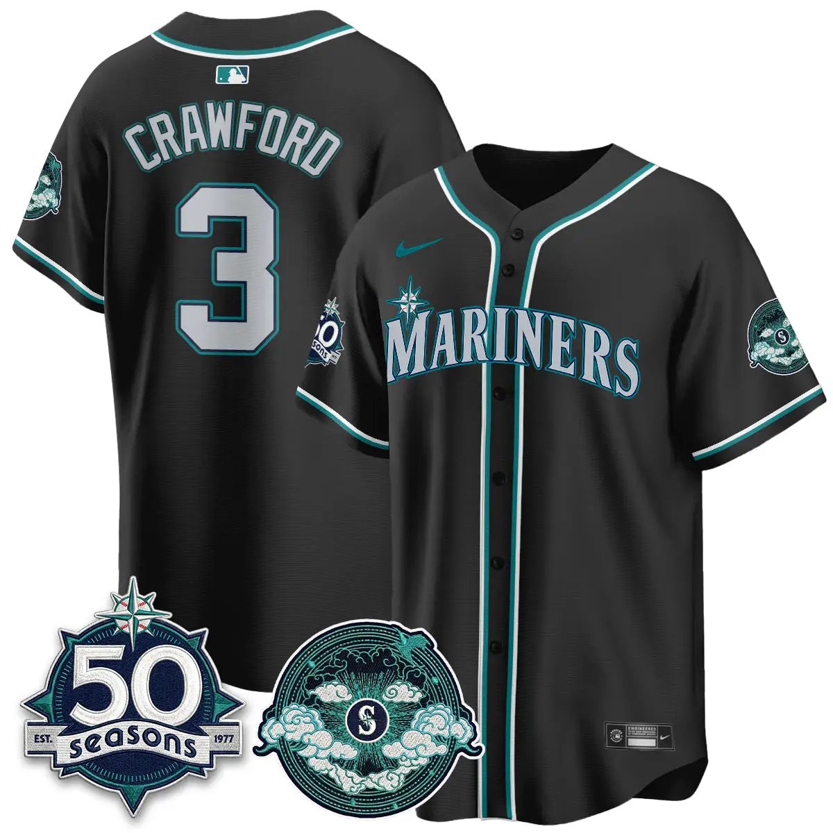 SEA x FW Night Limited Jersey - All Stitched by Seattle Mariners