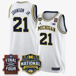 Michigan Wolverines 2026 NCAA Basketball Champions Limited Jersey - All Stitched by Michigan Wolverines