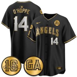 LAA Garret Anderson Tribute Patch Vapor Jersey - All Stitched V2 by Los Angeles Angels