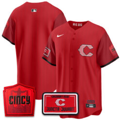 CIN 2026 City Connect Limited Premier Vapor Jersey - All Stitched by Cincinnati Reds