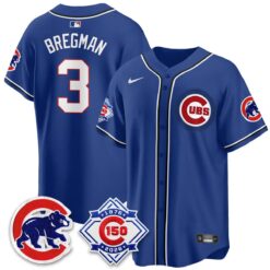 Chicago Cubs 150th Anniversary Black Out Style Vapor Premier Limited Jersey - All Stitched by Chicago Cubs