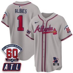 ATL 2026 60th Anniversary Vapor City Connect Limited Jersey - All Stitched by Atlanta Braves