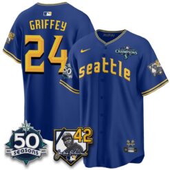 SEA 2026 Jackie Robinson New Era Vapor Limited Jersey - All Stitched by Seattle Mariners
