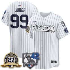 New York Yankees The Bronx 2026 Jackie Robinson Day Vapor Limited Jersey - All Stitched by New York Yankees
