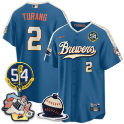 Milwaukee Brewers 2026 City Connect Bob Uecker Vapor Limited Jersey - All Stitched V1 by Milwaukee Brewers