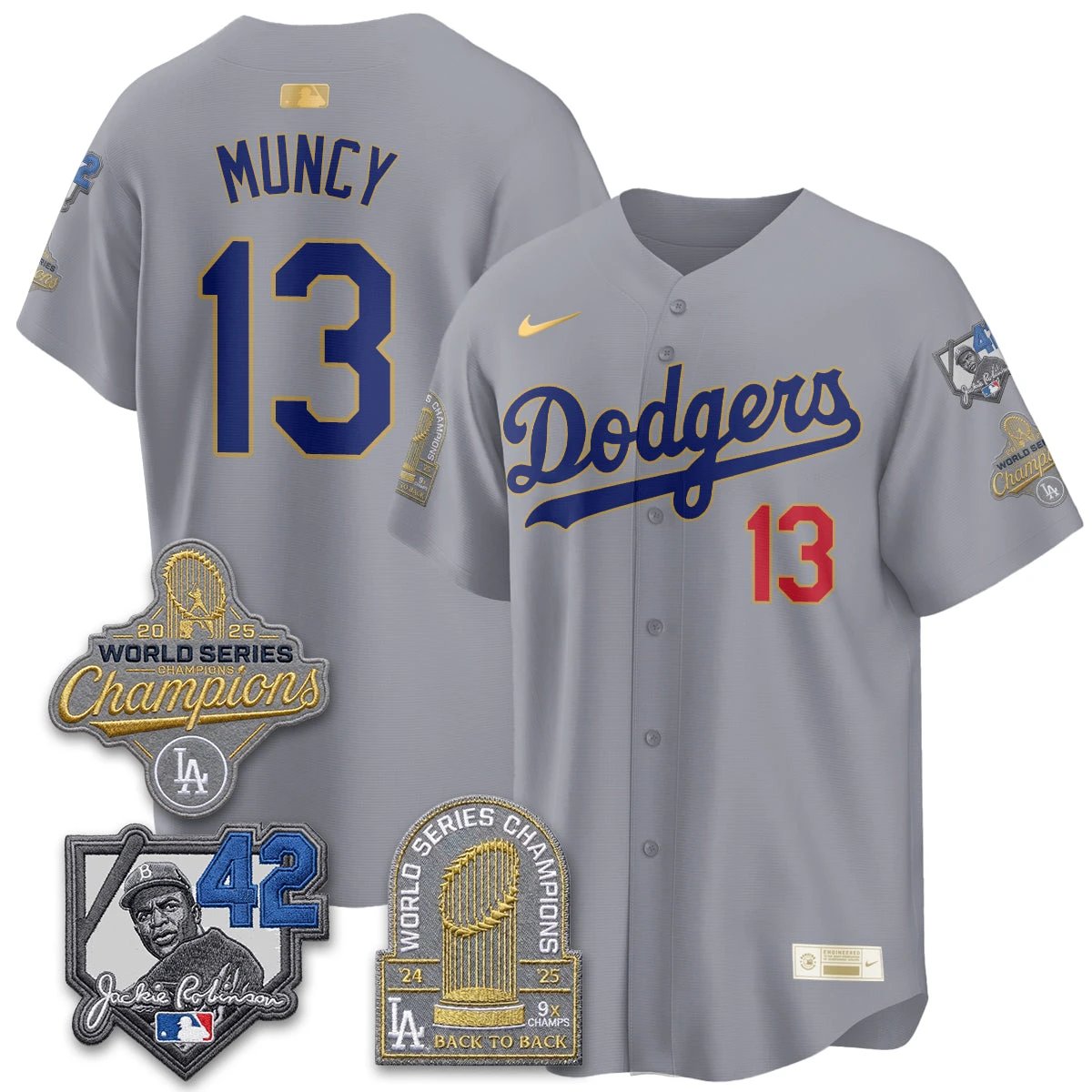 LAD 2026 Jackie Robinson New Era Vapor Limited Jersey - All Stitched by Los Angeles Dodgers