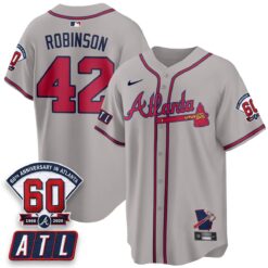 ATL 2026 60th Anniversary Vapor Limited Jersey - All Stitched by Atlanta Braves