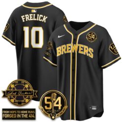 MIL 2026 Black Out Style Limited Vapor Jersey - All Stitched by Milwaukee Brewers