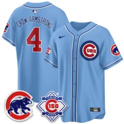 Chicago Cubs 150th Anniversary Black Out Style Vapor Premier Limited Jersey - All Stitched by Chicago Cubs