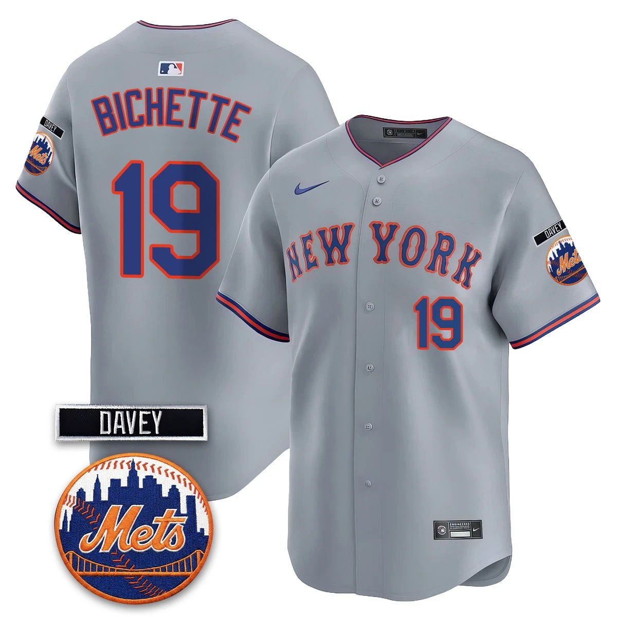 NYM 2026 Davey Johnson Memorial Vapor Limited Jersey - All Stitched by New York Mets