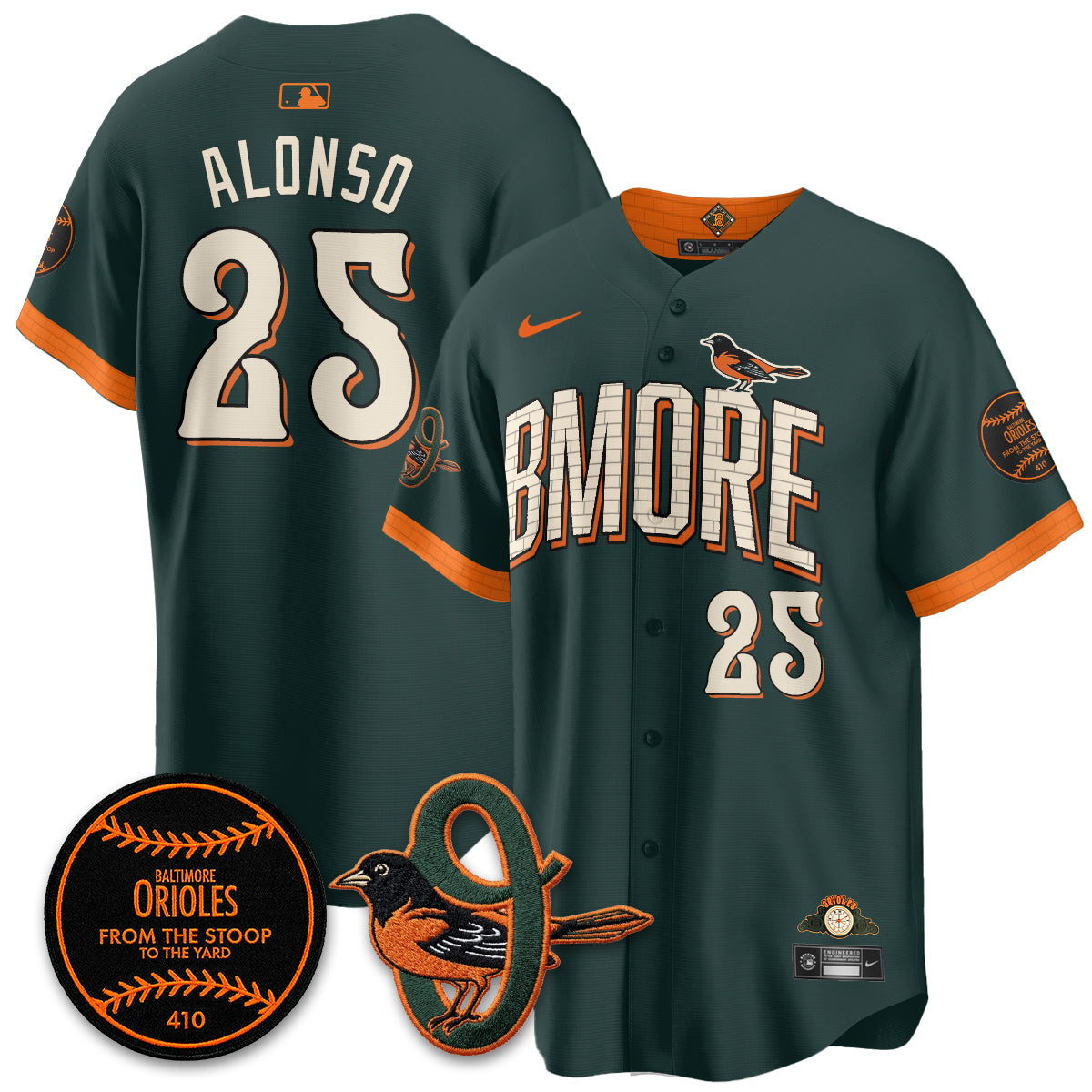 Baltimore Orioles 2026 City Connect Vapor Premier Limited Jersey - All Stitched - V3 by Baltimore Orioles